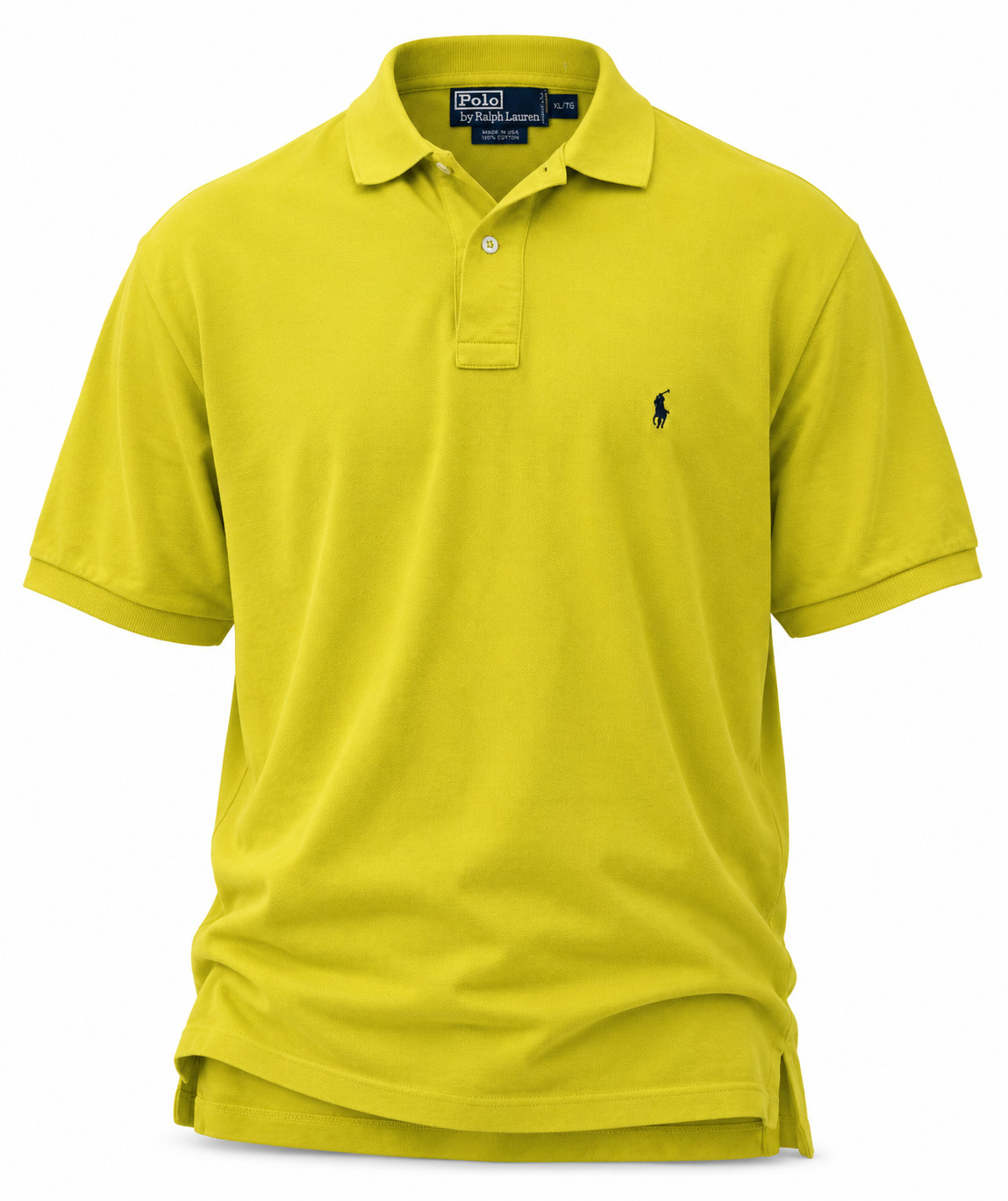 Polo Ralph Lauren Men’s Yellow Cotton Pique Polo XL