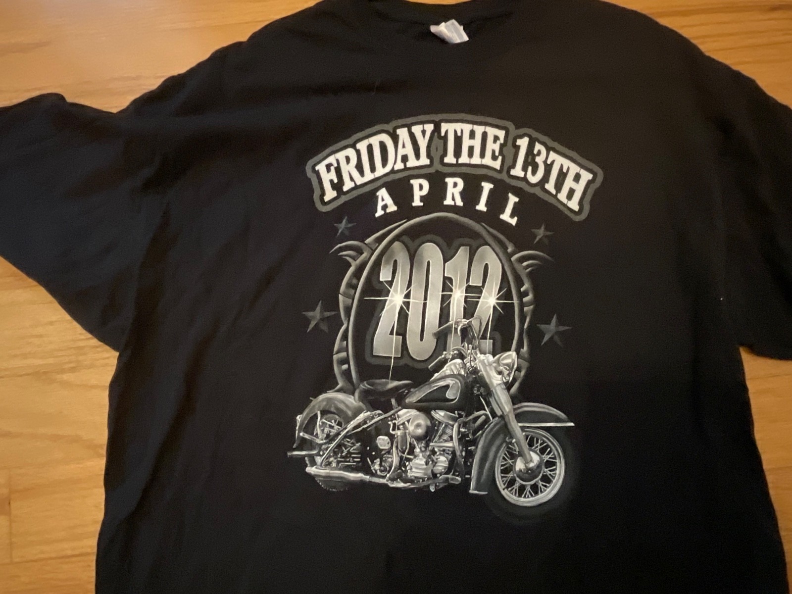 Port Dover Friday the 13th April 2012 Motorcycle Rally Shirt Destination 13 Size