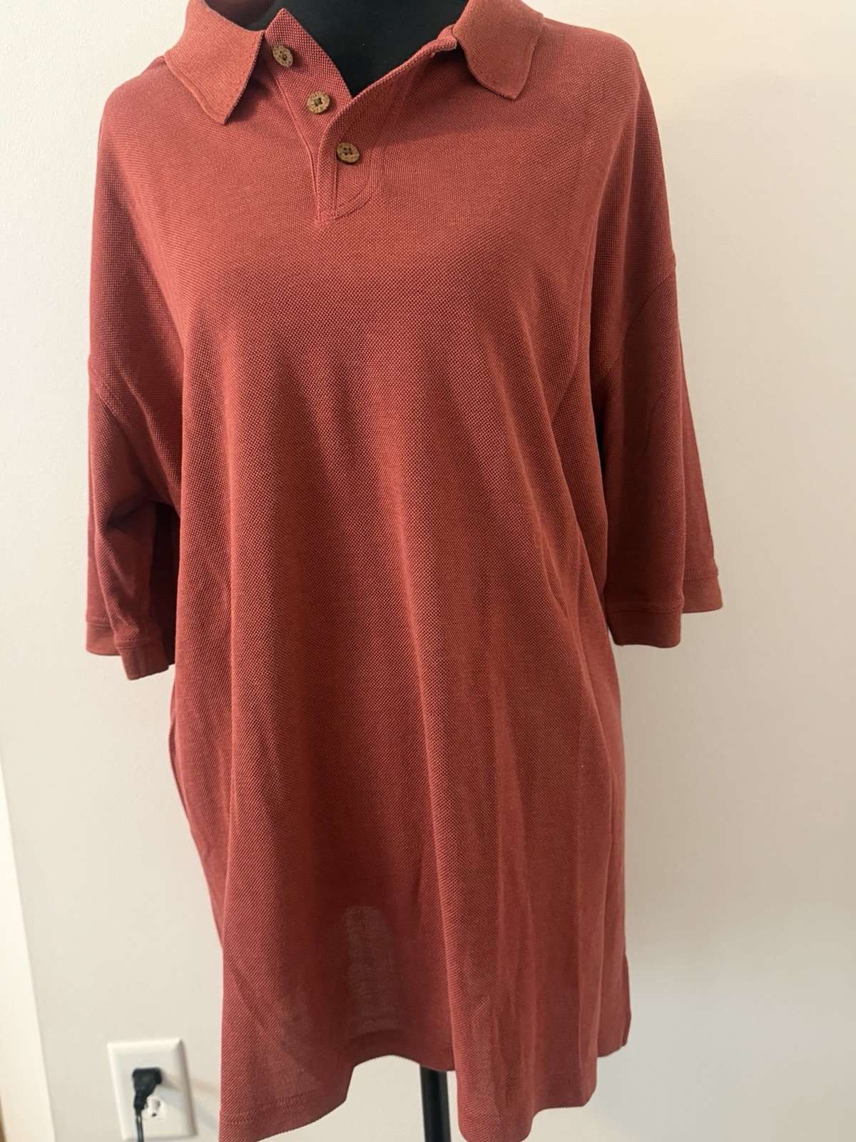 Tommy Bahama Polo Shirt Men’s Short Sleeve Collared Button Dry Clean Only