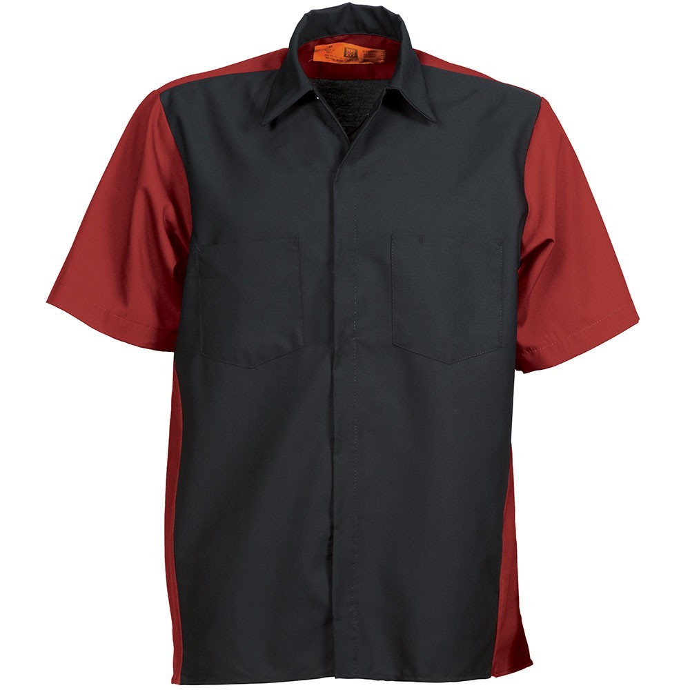 NEW Reed Work Shirts Two Tone Crew Button Down Mechanic Technician Auto Uniform