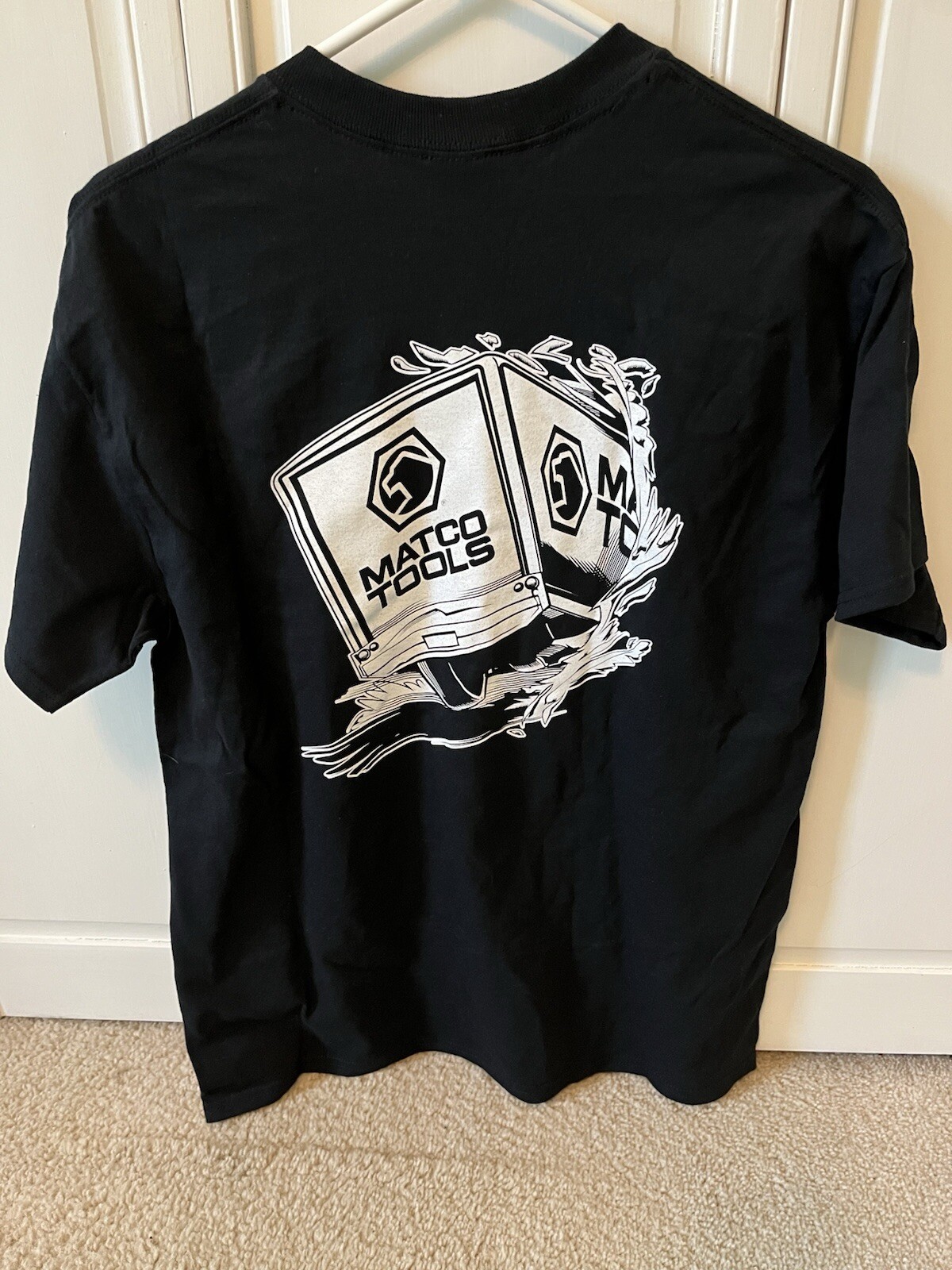 Matco Tools Men’s T-Shirt Tool Truck Graphic Black Tee Size XL New