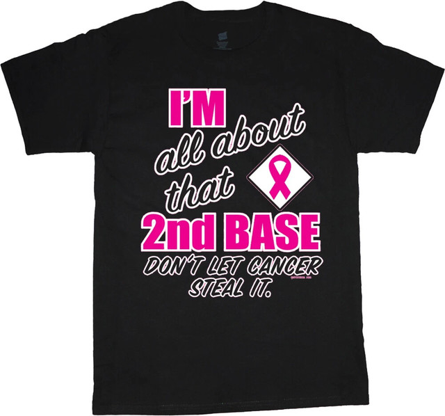Breast Cancer Awareness T-shirt Mens Pink Ribbon Clothing Apparel Unisex Graphic