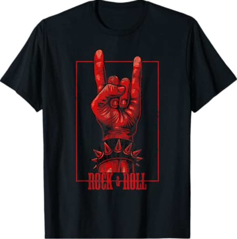 Rock & Roll Devil’s Salute Rocker Concert T-Shirt
