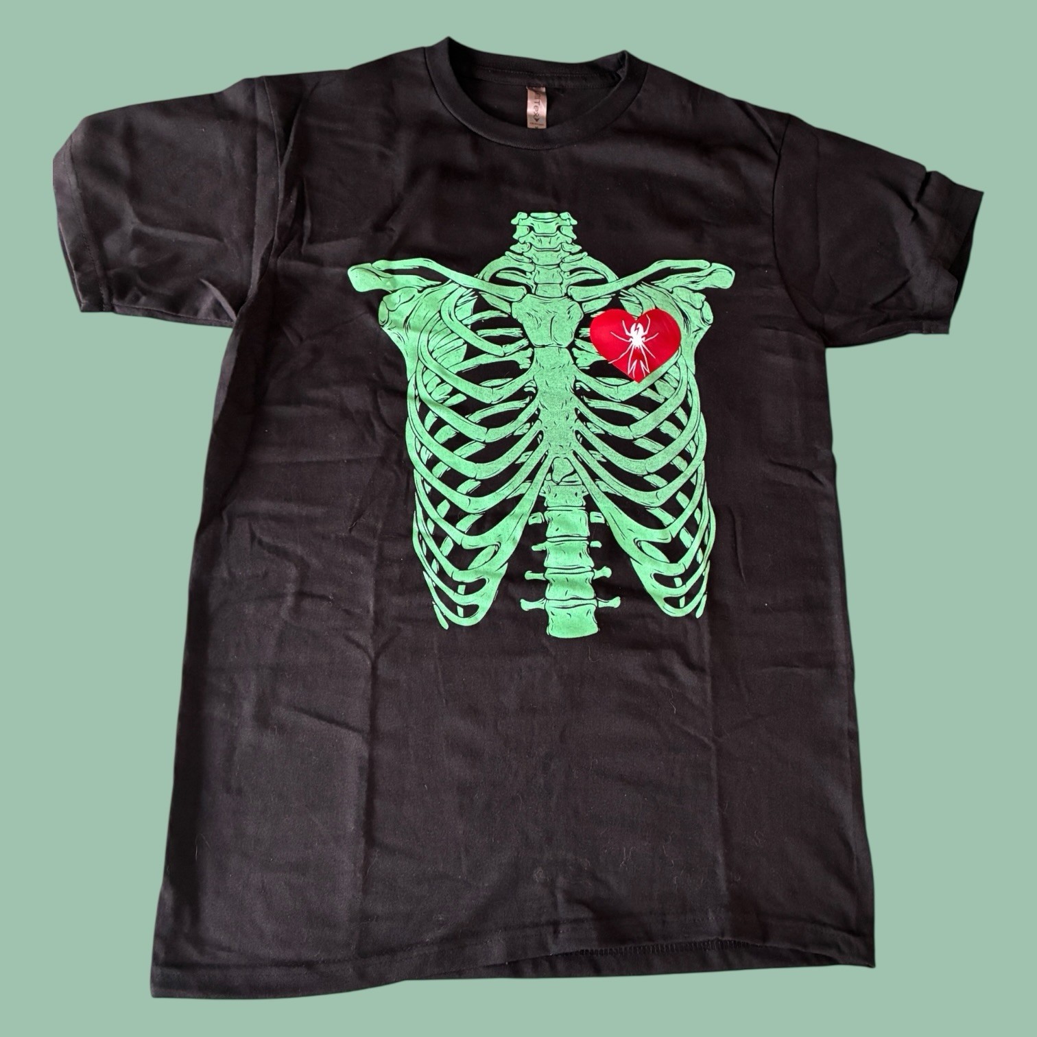 My Chemical Romance Skeleton Heart T-Shirt MCR NWT Medium