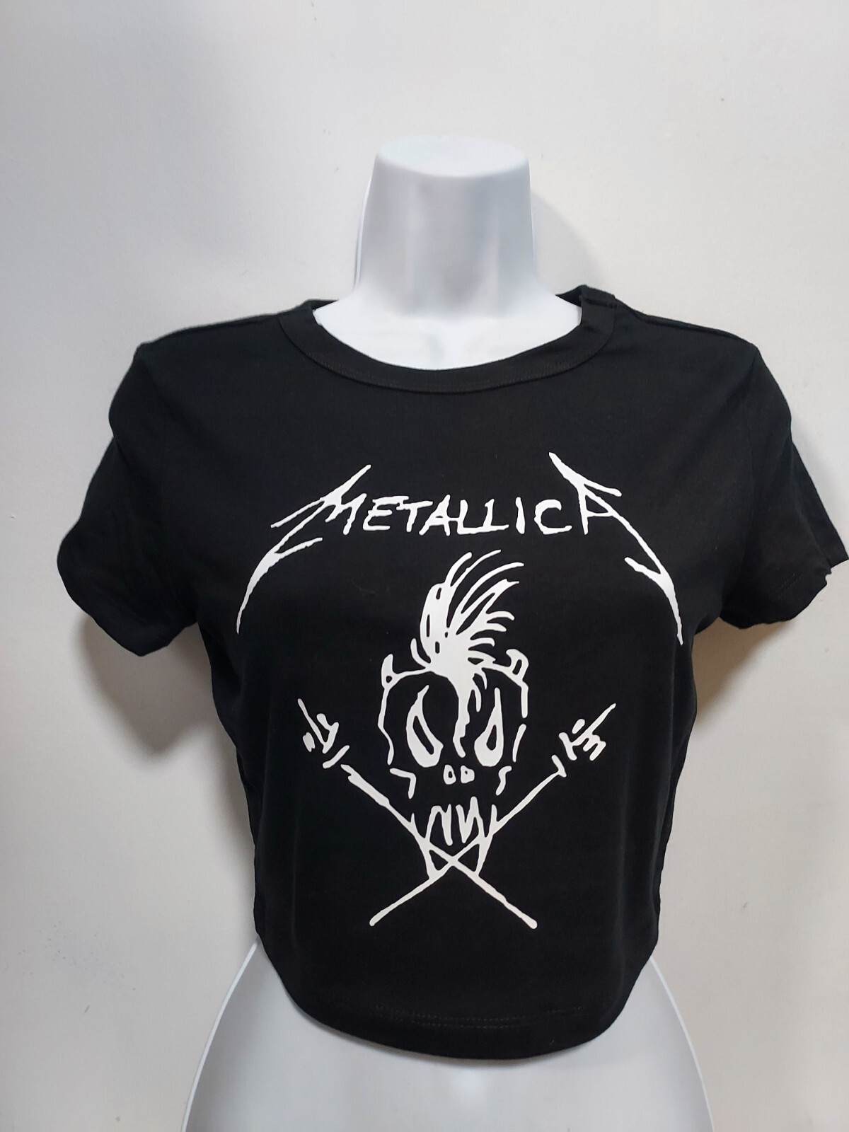 Metallica Baby Tee METALLICA crop Top Metallica Cropped Shirt Womens Pick Size