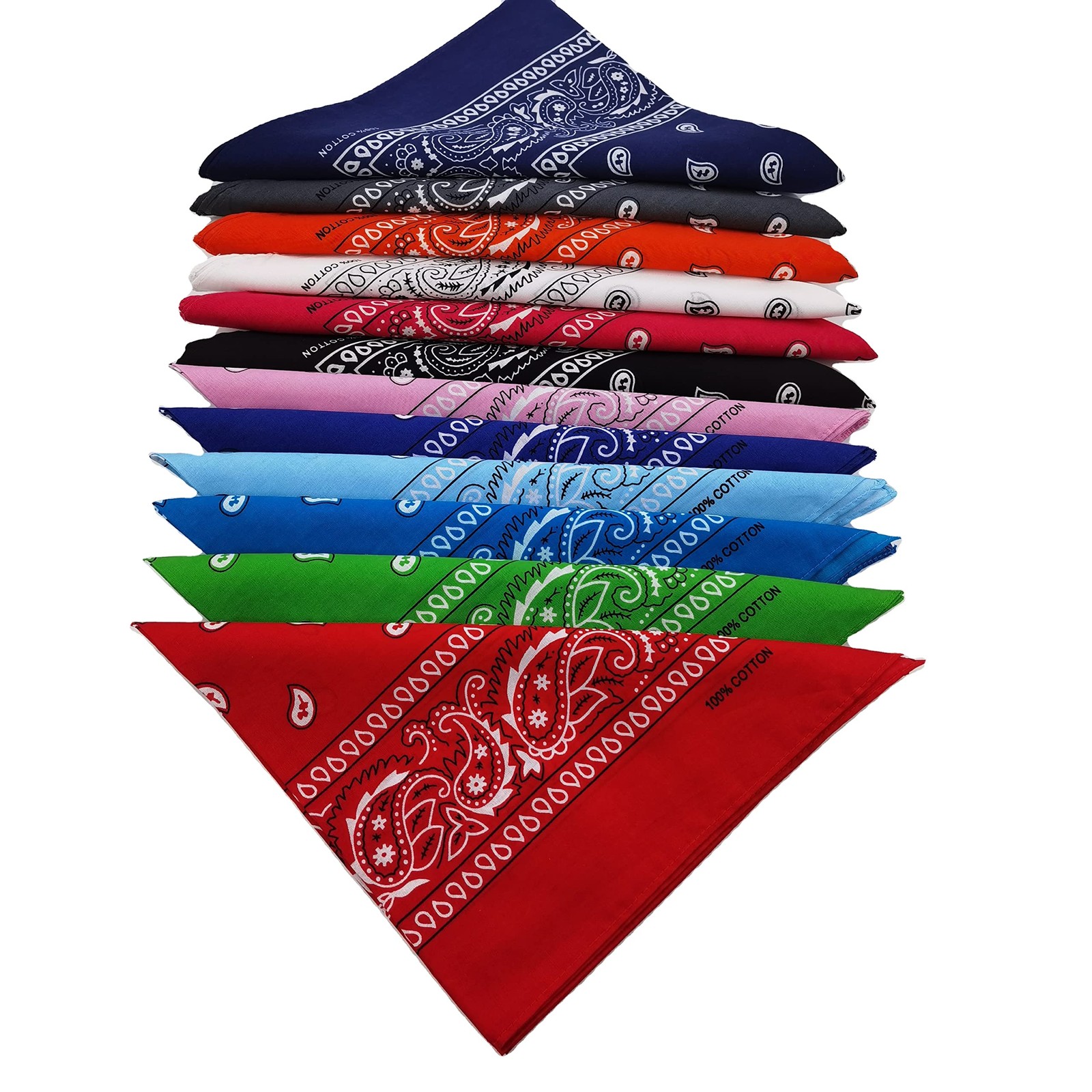 FANNI YOUPIN 100% Cotton Fine thick Bandanas/Fashion Scarf for Men & Women Pa…