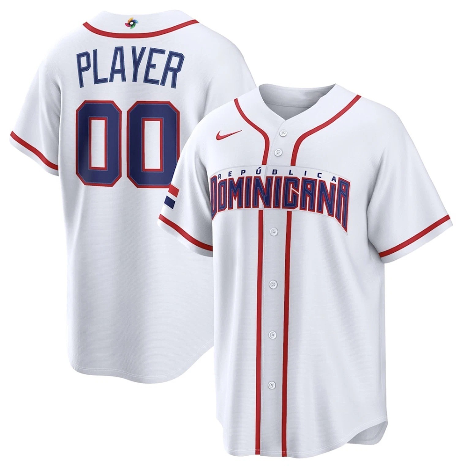 Dominican Republic Baseball White 2026 World Baseball Classic