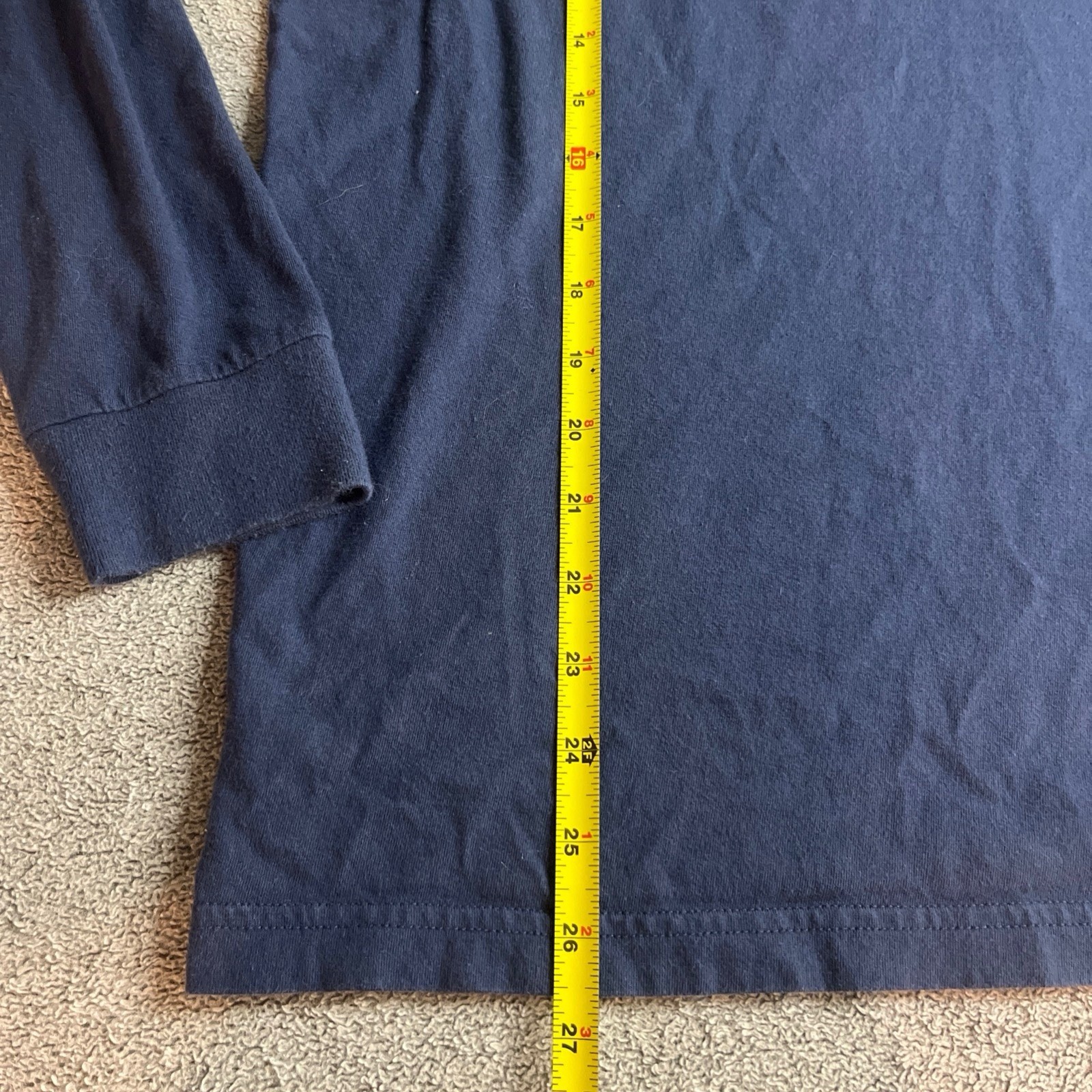 American Eagle Super Soft Long Sleeve Graphic T-Shirt Navy BlueMen’s Size XS