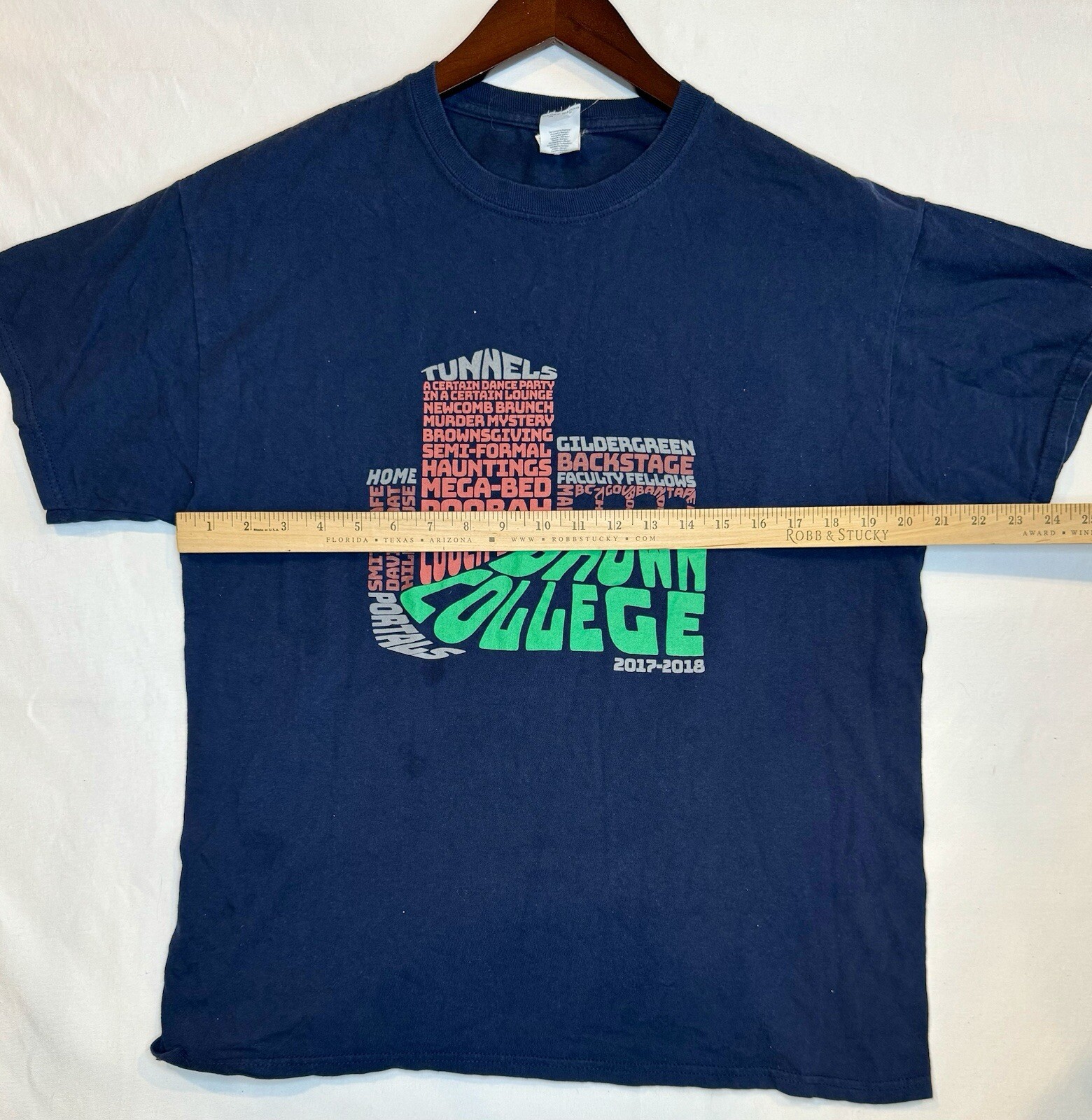 Brown College 2017-2018 T Shirt Sz L