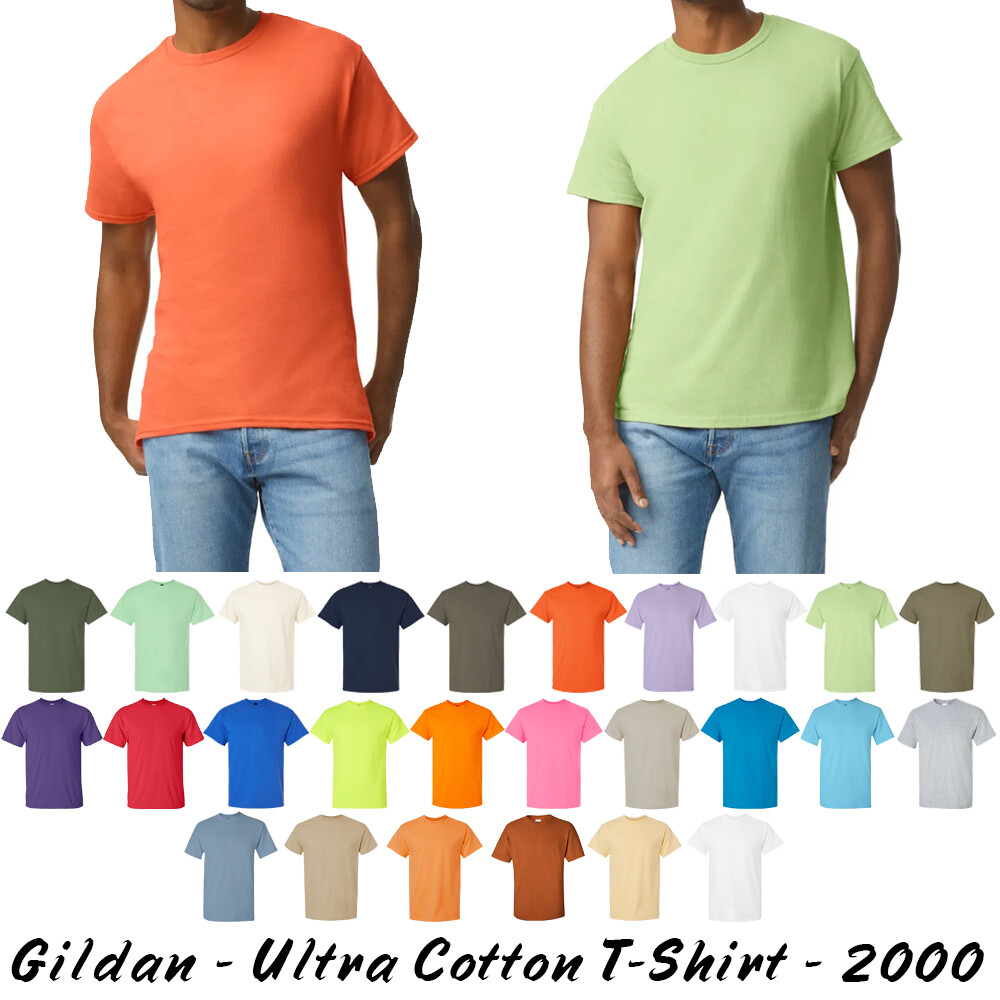 Gildan Mens – Ultra Cotton T-Shirt – 2000