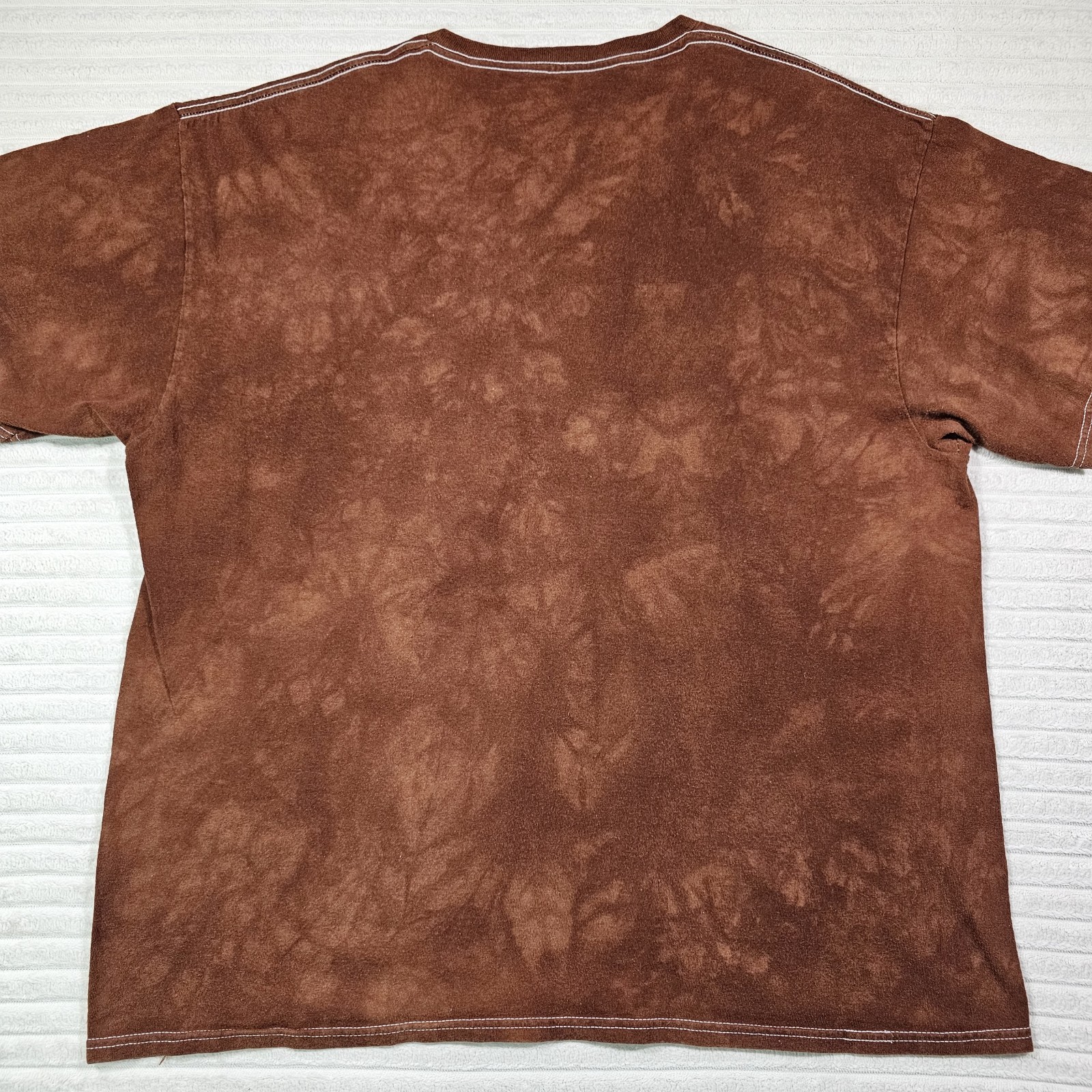 3D TEES The Mountain Shirt Men’s XL Brown Bald Eagle Hunting Fish Wildlife