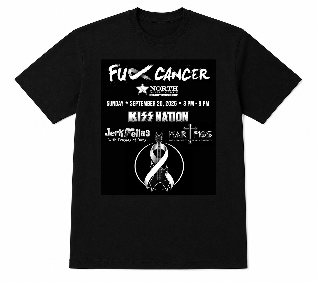 ROCK TO F-CANCER SHIRT!