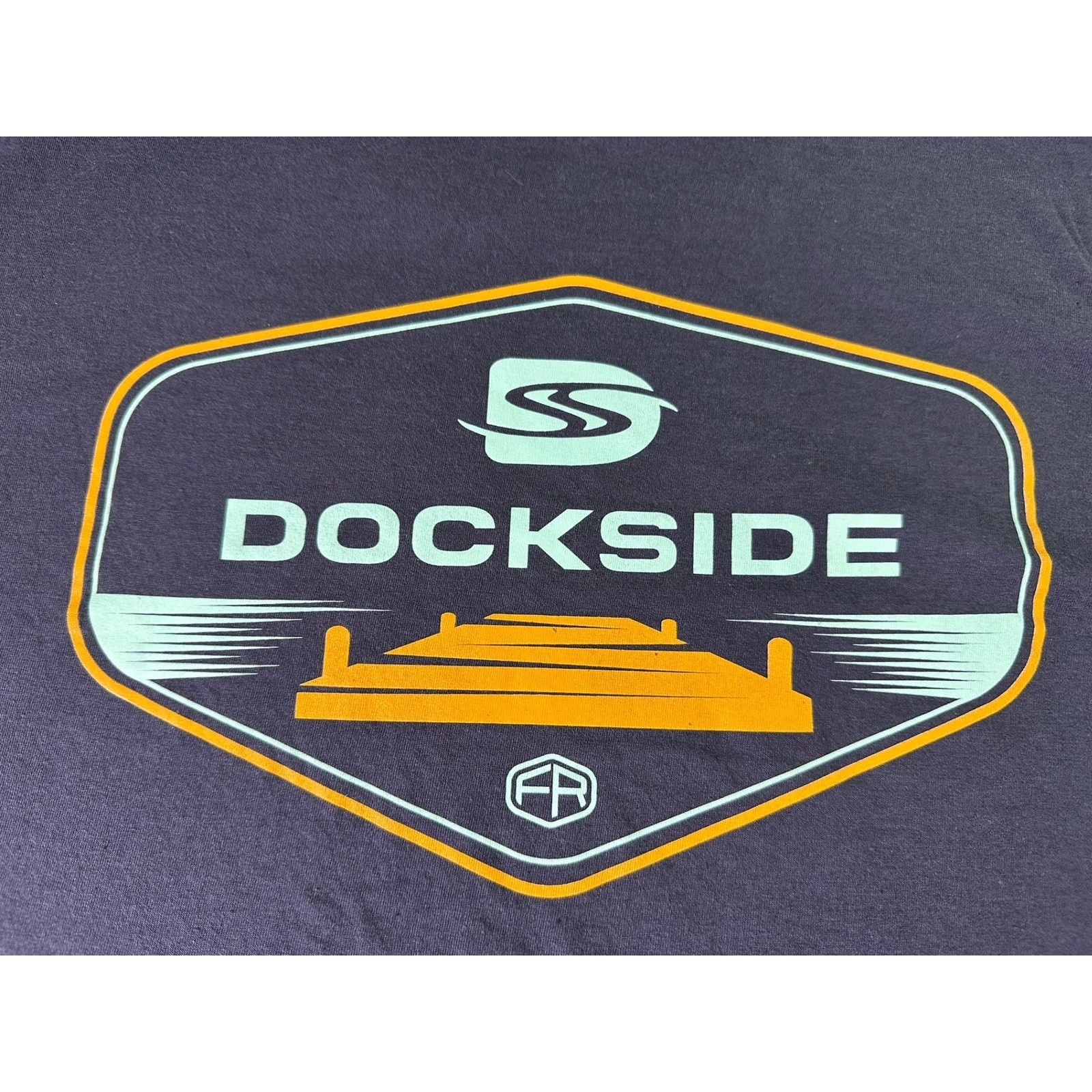 District Perfect Tri Tee Dockside Est 2025 Black T-Shirt Men XL Preppy Y2K Retro