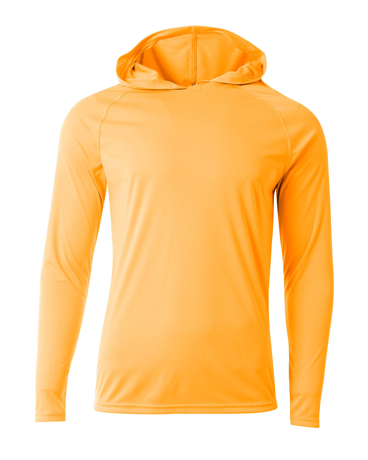 A4 N3409 Men’s Cooling Performance Moisture Wicking Long Sleeve Hoodie T Shirt