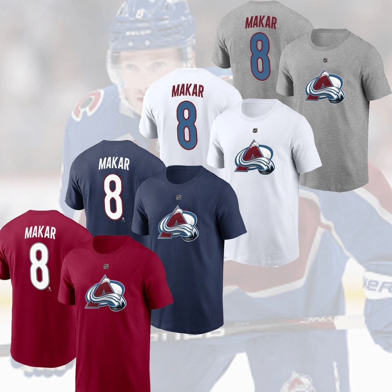 🔥Cale #8 Makar Colorado Team 2025 Name & Number Gift For Avalanche Fans