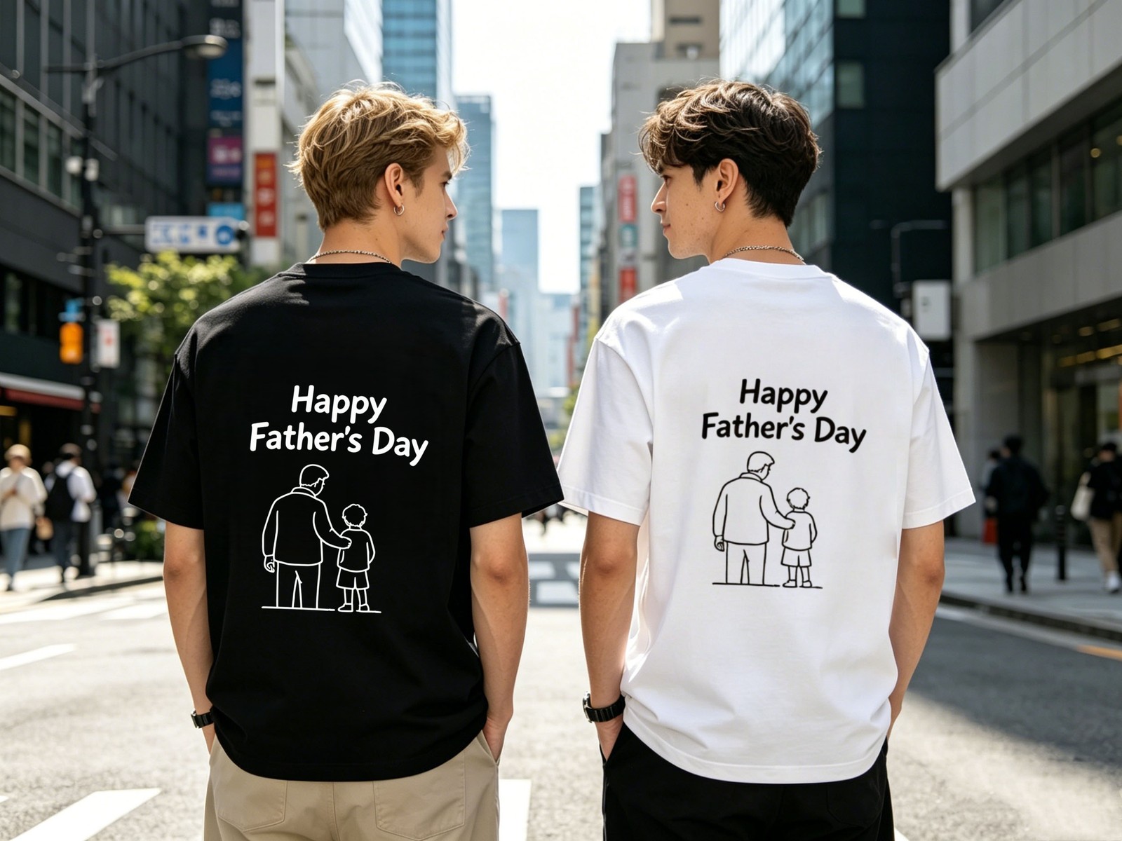 Personalized Dad Tee Custom Title Image Print Ideal Father Day Family Present
