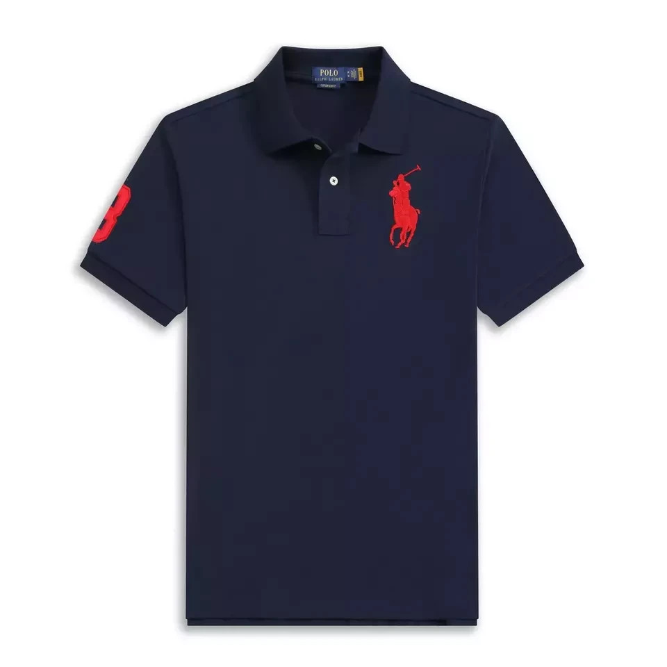 POLO RALPH LAUREN MEN’S BIG PONY PLOLO SHIRT. COLOR: NAVY. NEW WITH TAGS.