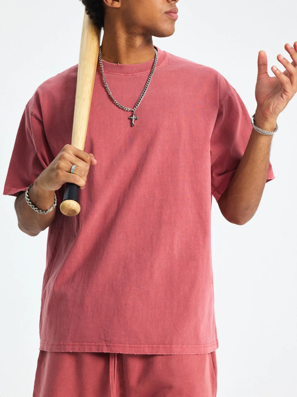 Men’s Casual Oversized Cotton T-Shirt