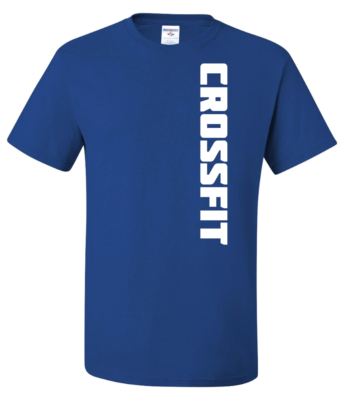 CROSSFIT T-shirt 50/50 PolyCotton or TriBlend – Bodybuilding Gym Fitness