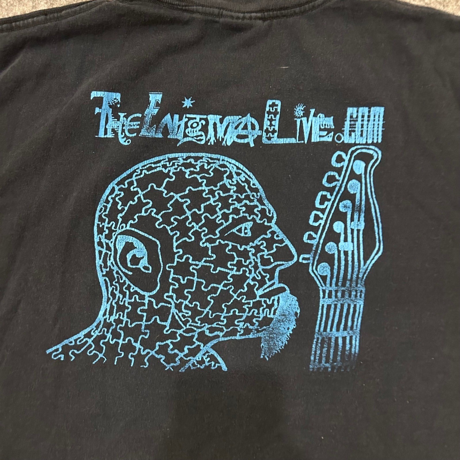 Vintage Human Guitar Party T Shirt Adult XL