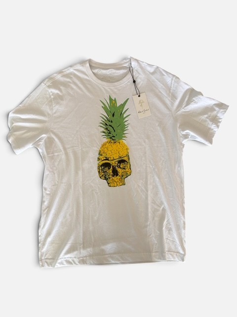 NWT Robert Graham Skull Island Graphic T Shirt Men’s Large White OF5760-100 $98