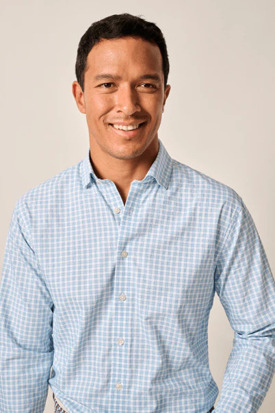 johnnie-O Performance Button Down Shirt – Westwood Maliblu Size M