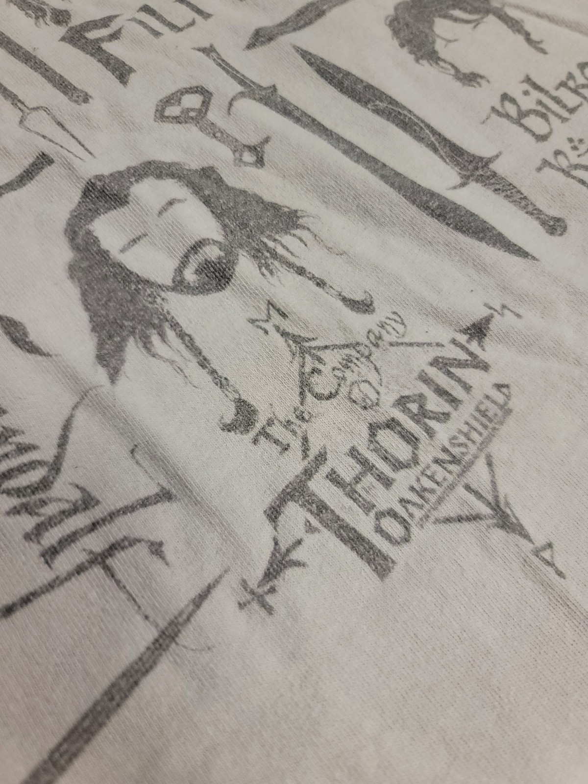 The Hobbit An Unexpected Journey Gray T Shirt Size Medium (Sp1)