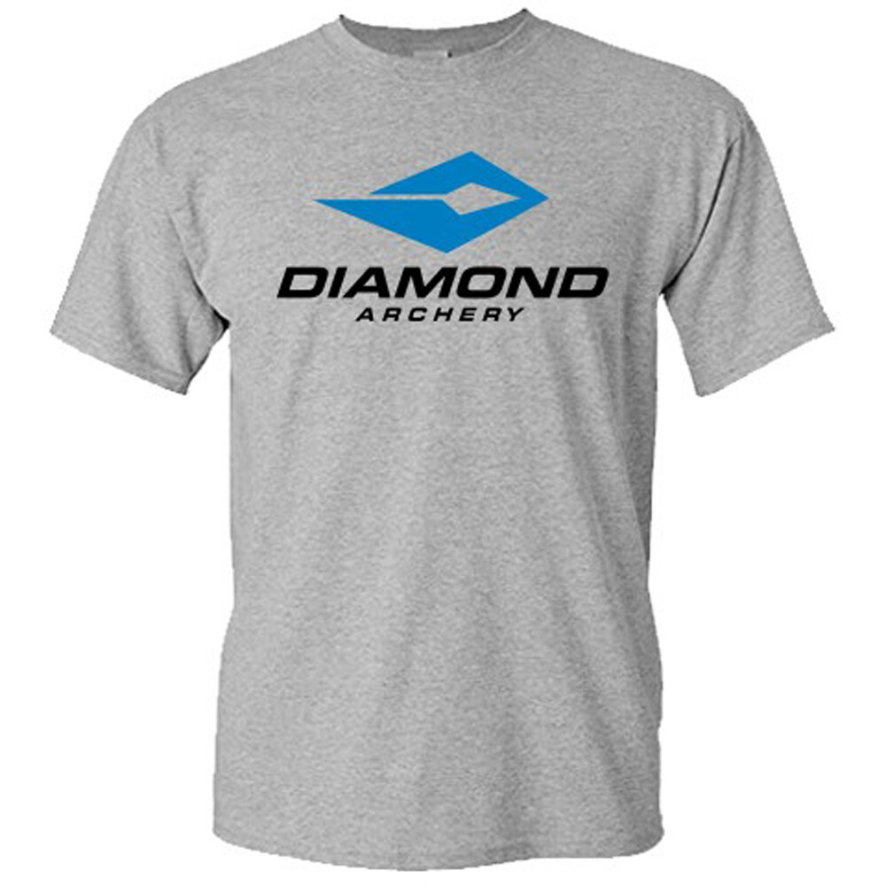 Diamond Archery Bows Hunting Hunter Men’s Gray T-Shirt S-5XL