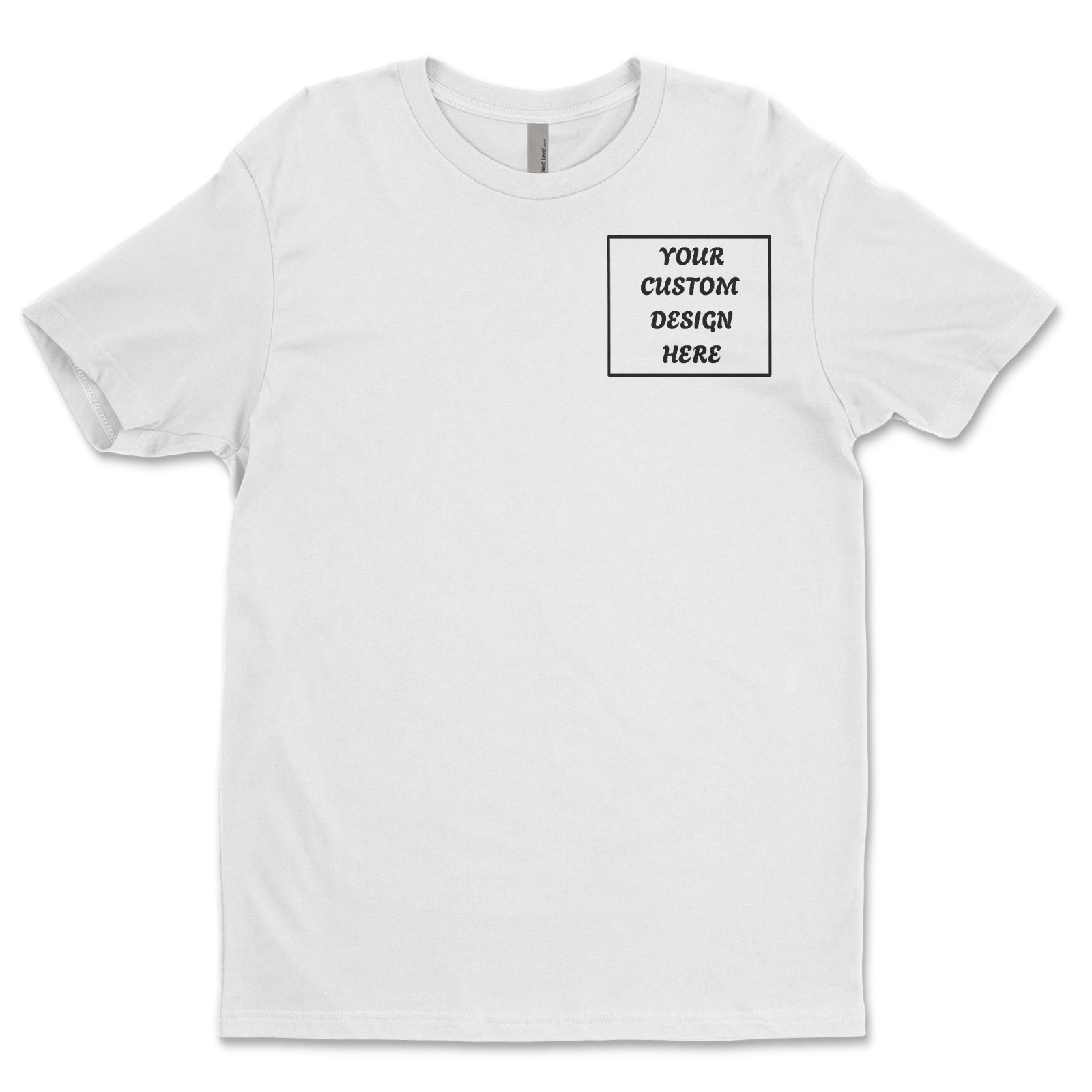 Personalized Custom T-ShirtCustomized w/Photo, Text, Logo DTF on nextlevel shirt