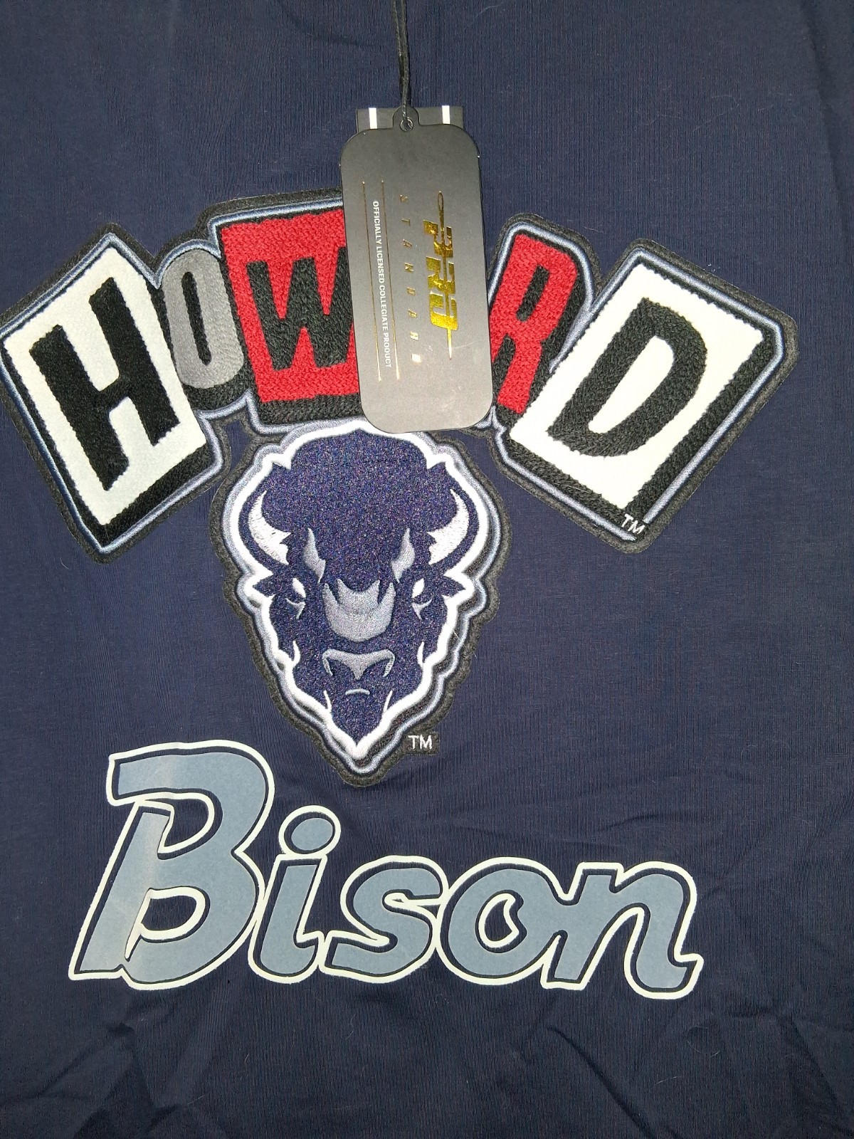 Pro Standard Men’s M Blue Howard Bison HBCU Pride Graphic Crewneck T-Shirt