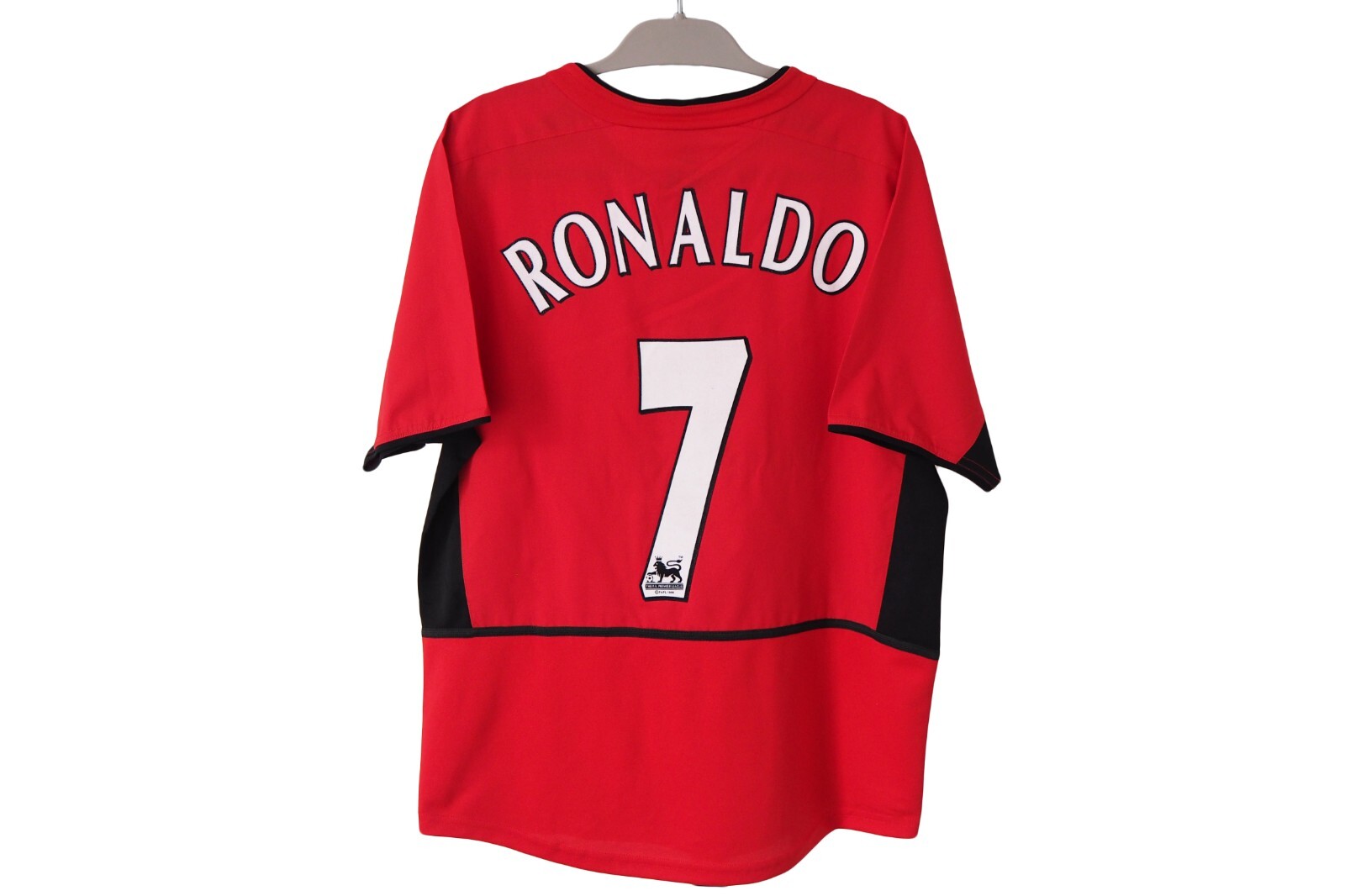 MANCHESTER UNITED #7 Ronaldo Nike Jersey T-Shirt Size XL football 2002/04 Home