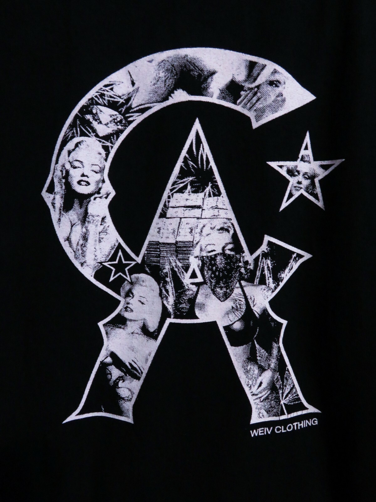 Weiv Gear Marilyn Monroe California T-Shirt King Of Street Mens Medium Black USA