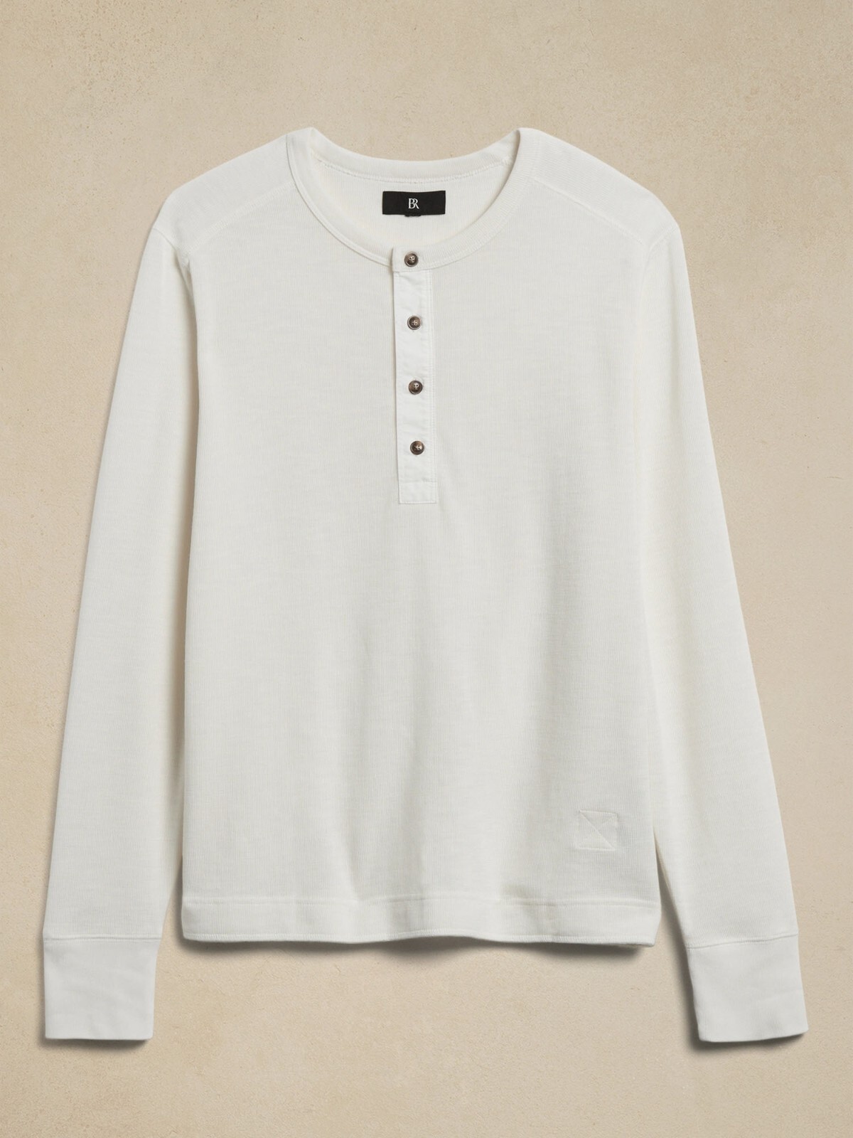 BANANA REPUBLIC Double-Knit Henley T-Shirt #734154
