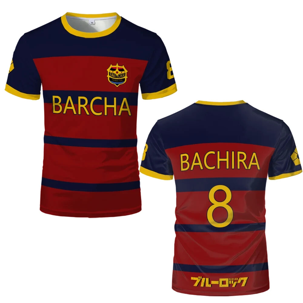 Blue Lock Barcha Team Bachira | Anime Jersey for Fans | Various Designs & Sizes