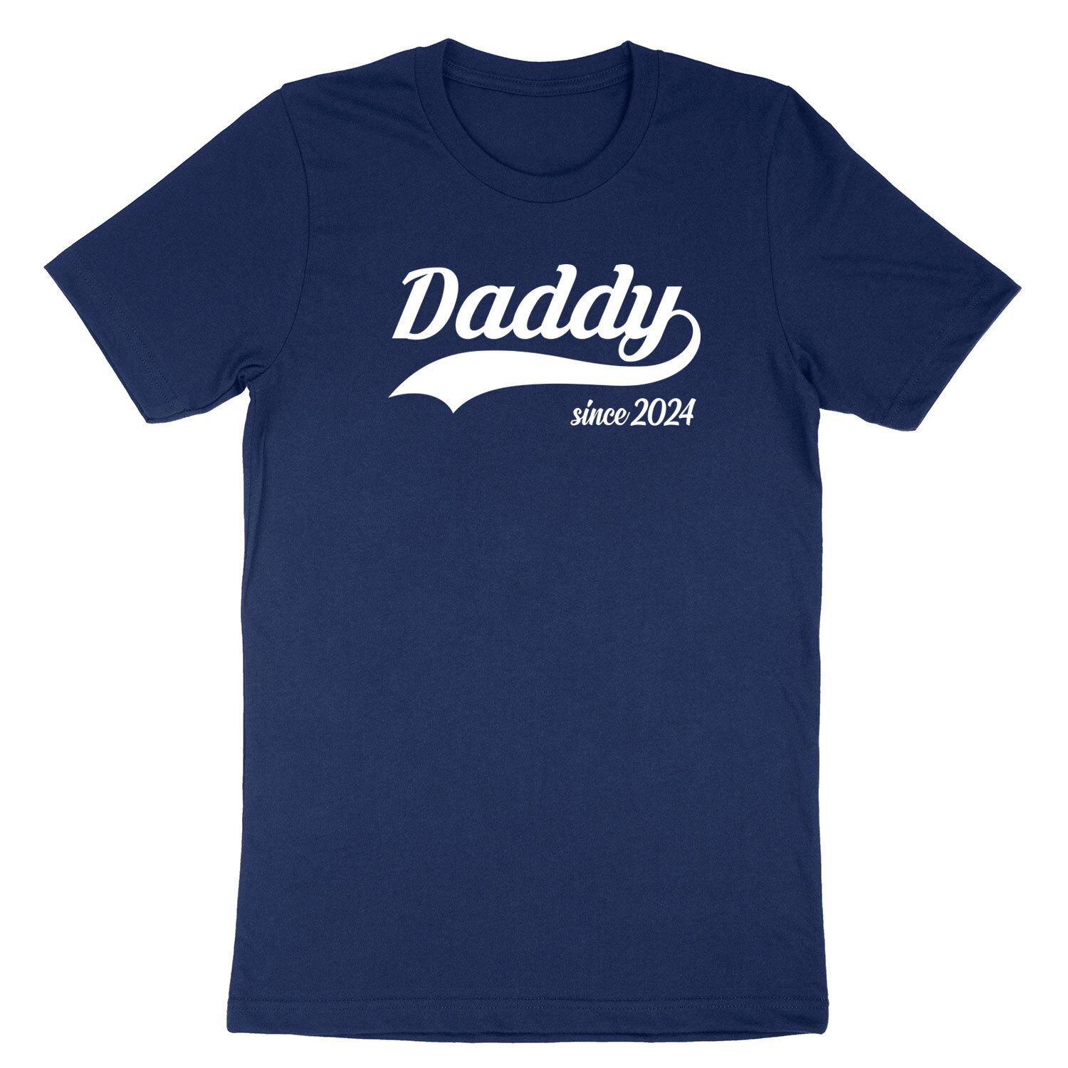 Personalized Dad Est T-Shirt Custom Tee New Dad Gift Graphic Print Daddy Est