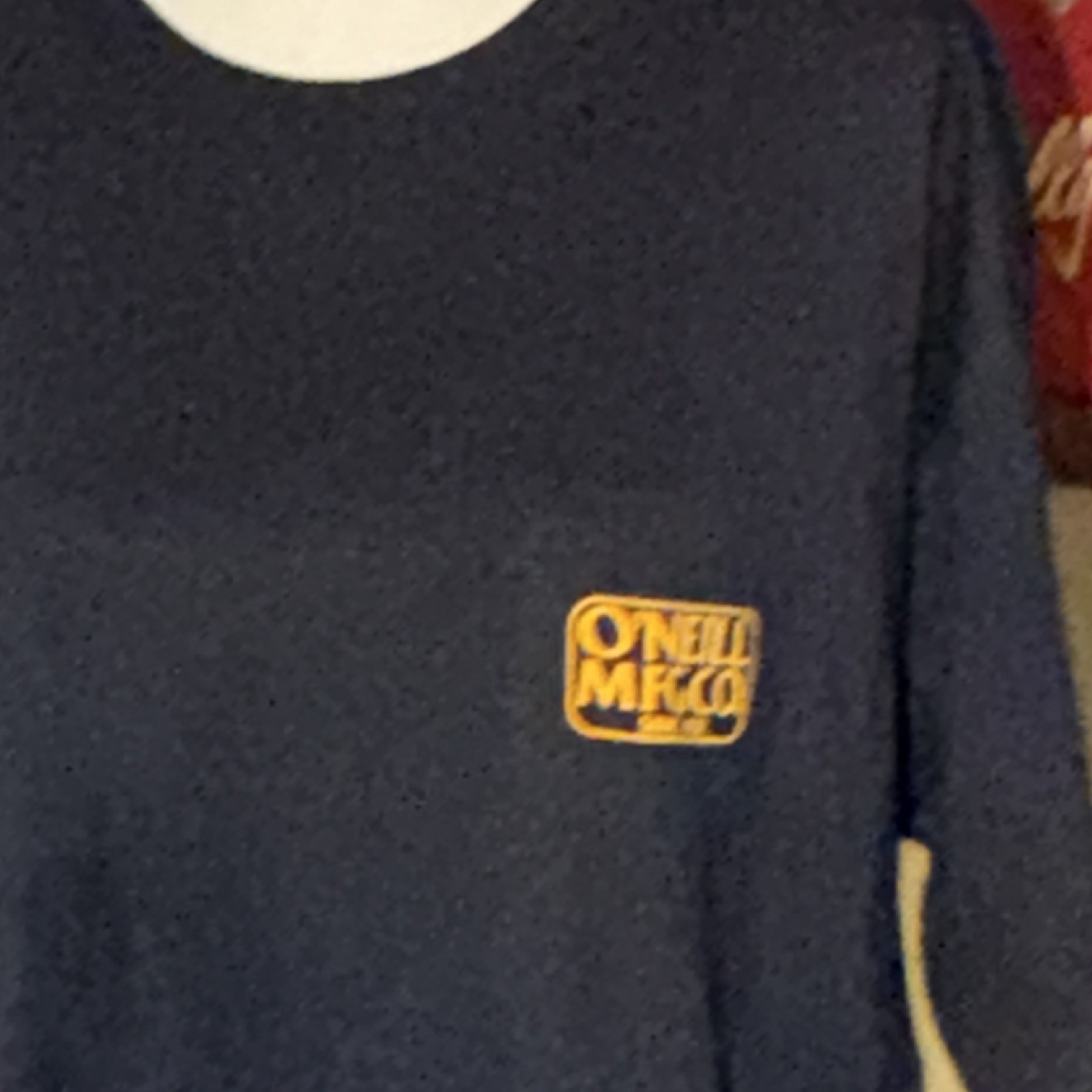 O’Neill Men’s XL Black Standard Fit Crew Neck Pocket Logo Graphic T-Shirt