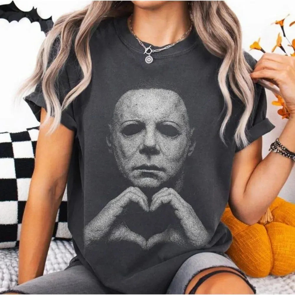 Michael Myers Heart Shirt, Horror Movie Tee, Hoodie and Sweatshirt for autumn an