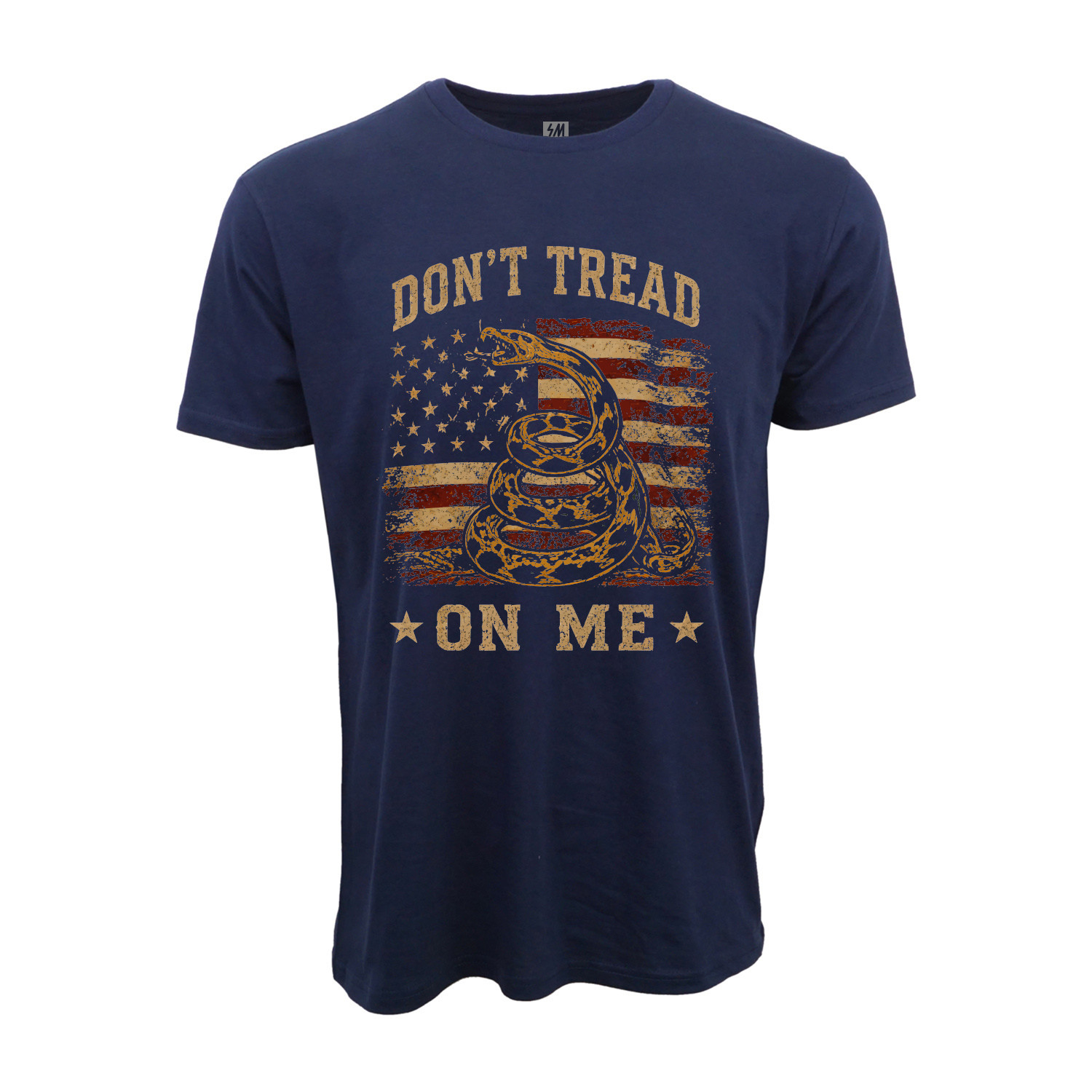 American Flag Dont Tread on Me Graphic T shirt