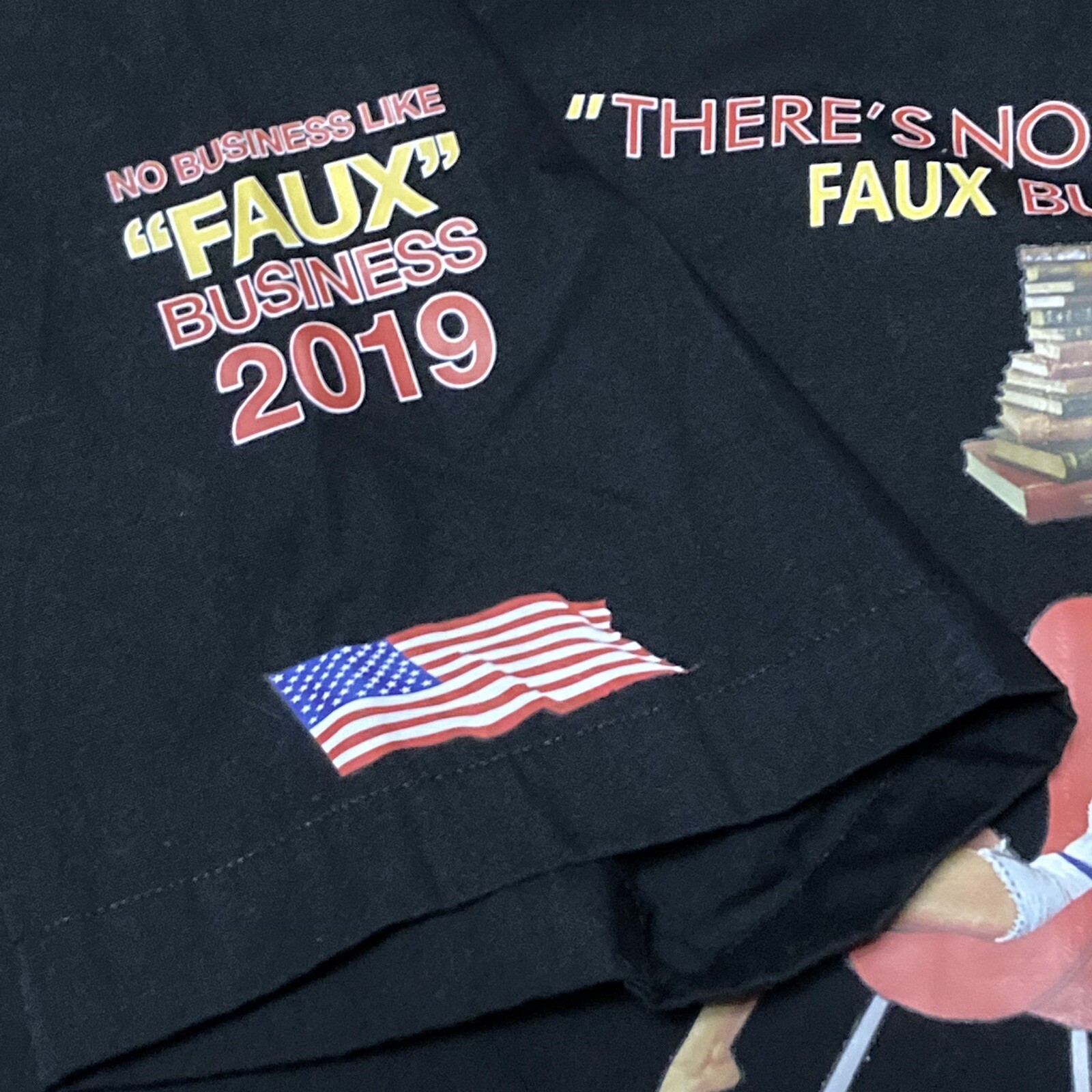 Faux Library Studio Props Button Up L Shirt Hollywood Movie Books Jack Daniels