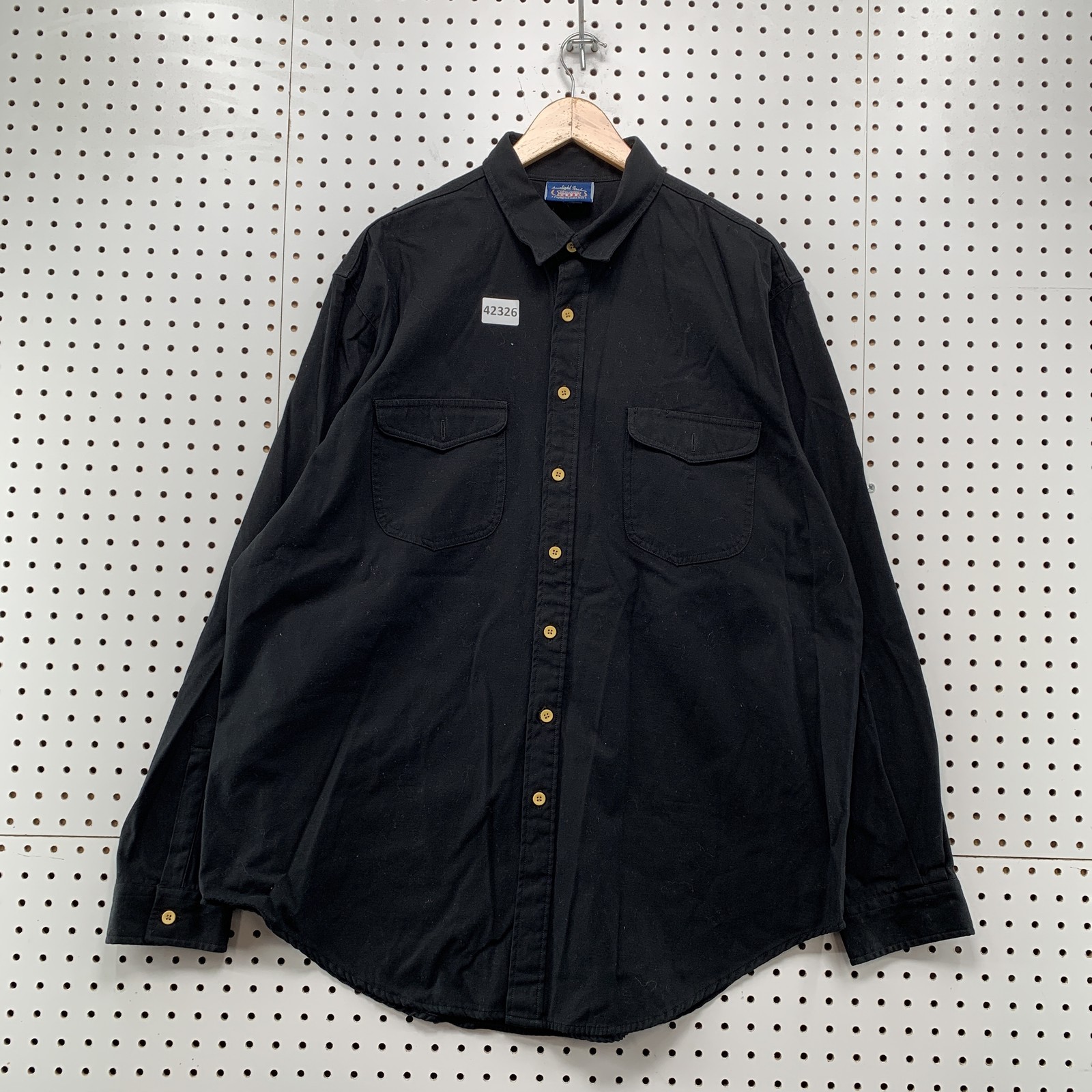 Vintage Beatles Apple Music Moonlight Graham Mens Button Shirt Black XXL Canvas