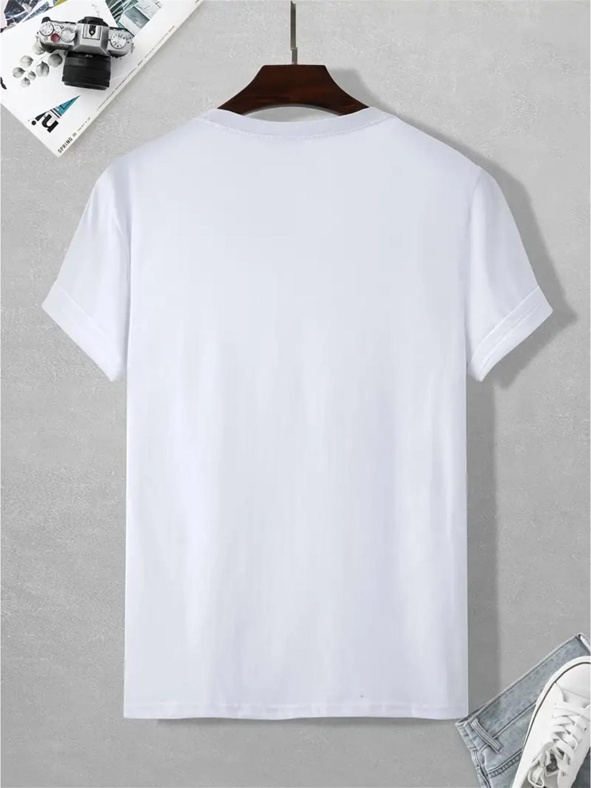 Men’s 100% Pure Cotton Summer Loose Oversized Casual Paris Letter Printed Sports
