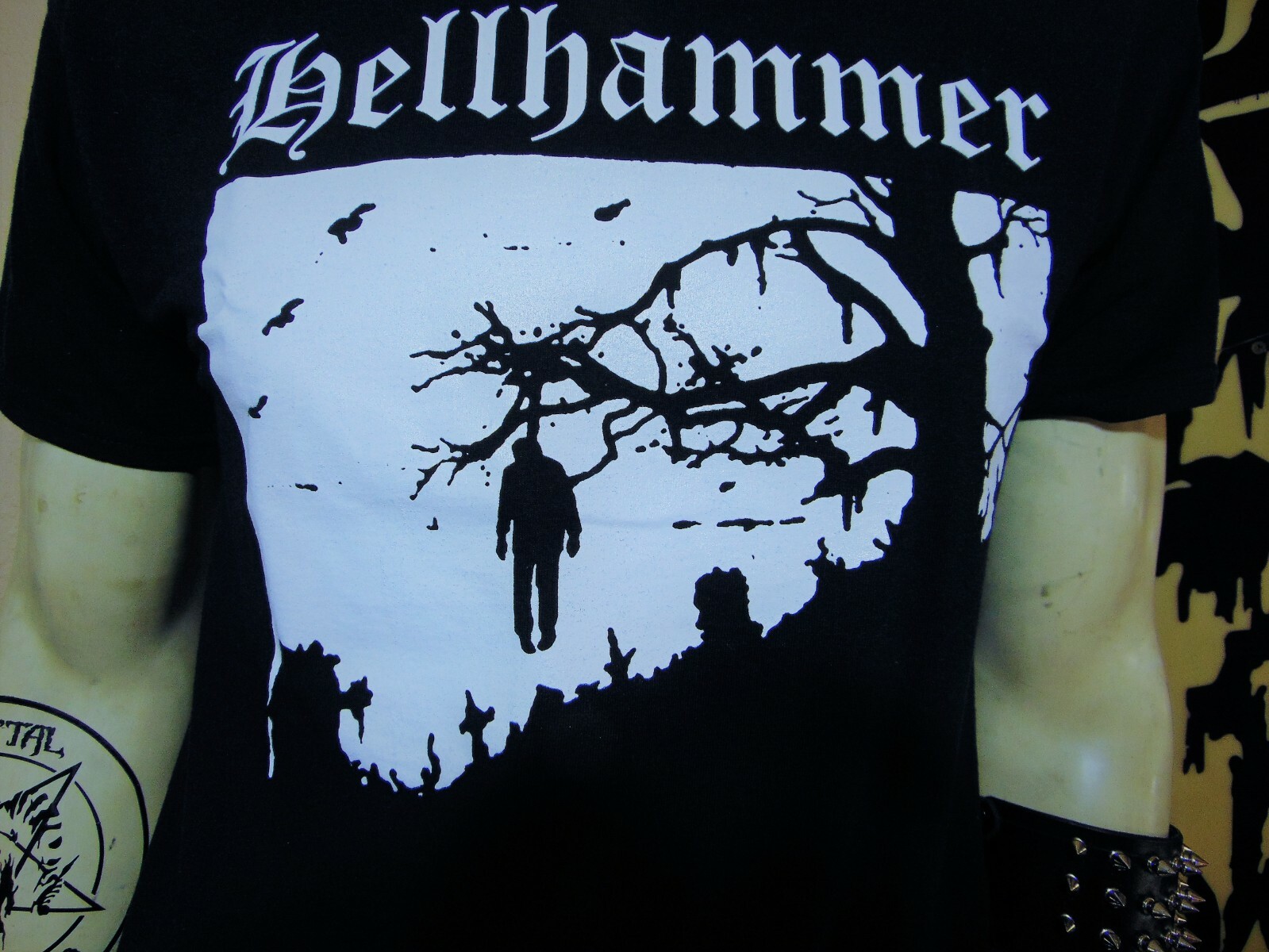 HELLHAMMER. NEW LARGE SHIRT. BLACK METAL. CELTIC FROST. VENOM..BATHORY. BEHERIT