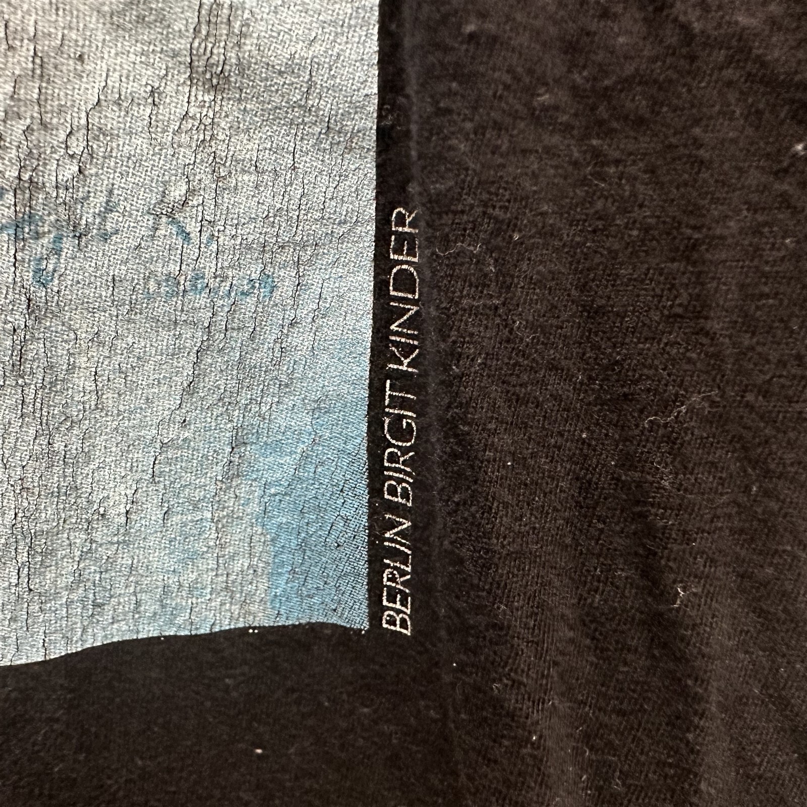 Berlin Wall T Shirt Birgit Kinder Car Bursting Thru Size Large Black