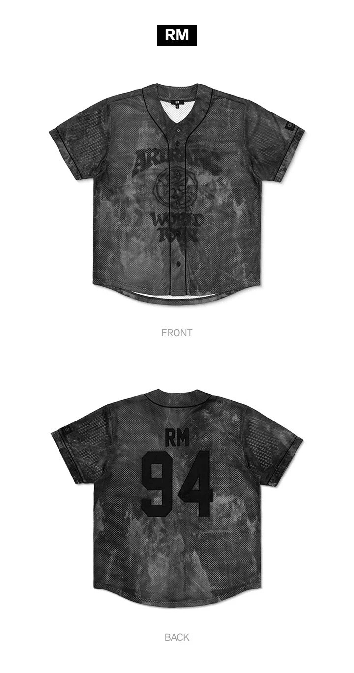 BTS ARIRANG Official POP-UP Jersey Korea World Tour Merch Edition MD