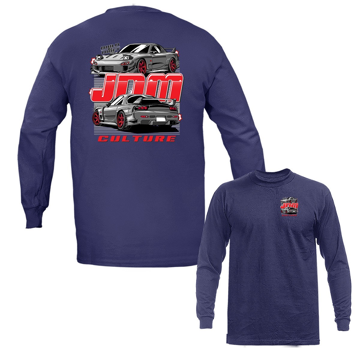 JDM Culture Imported Tuned Custom JDM Sports Car Long Sleeve