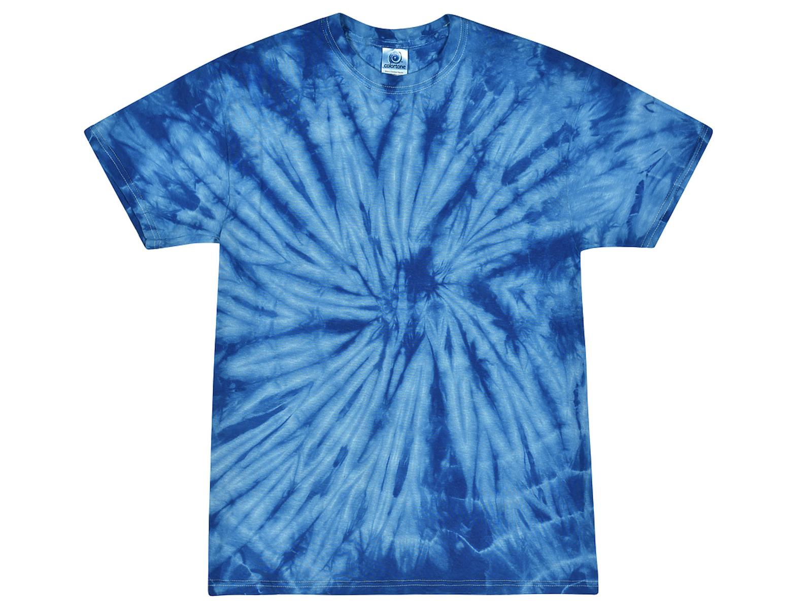 Spider Royal Tie Dye T-Shirts Kids & Adult S – 5XL 100% Cotton Colortone Tee