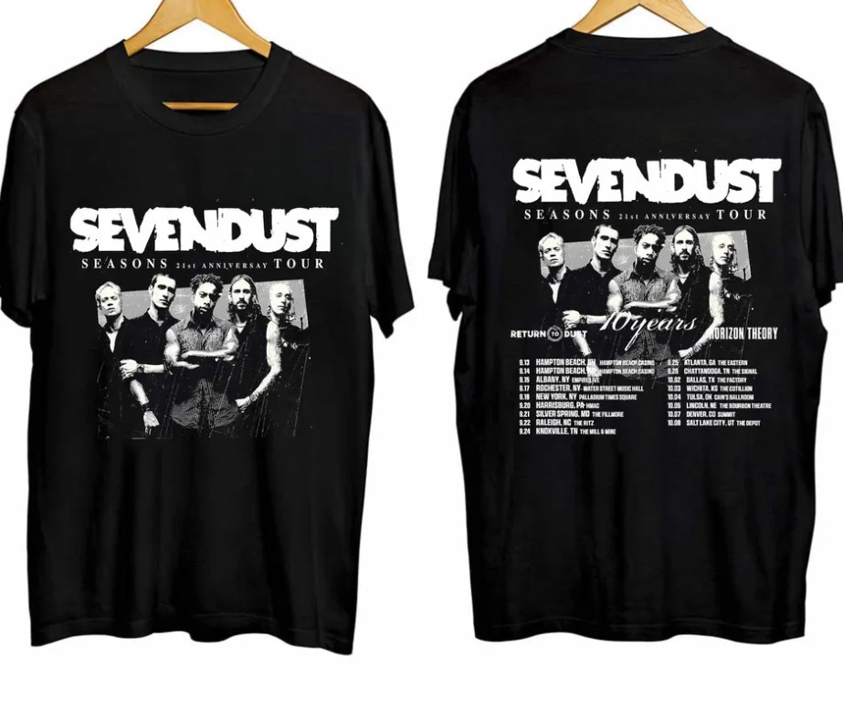 Sevendust – Season 21st Anniversary Tour 2024 T-Shirt