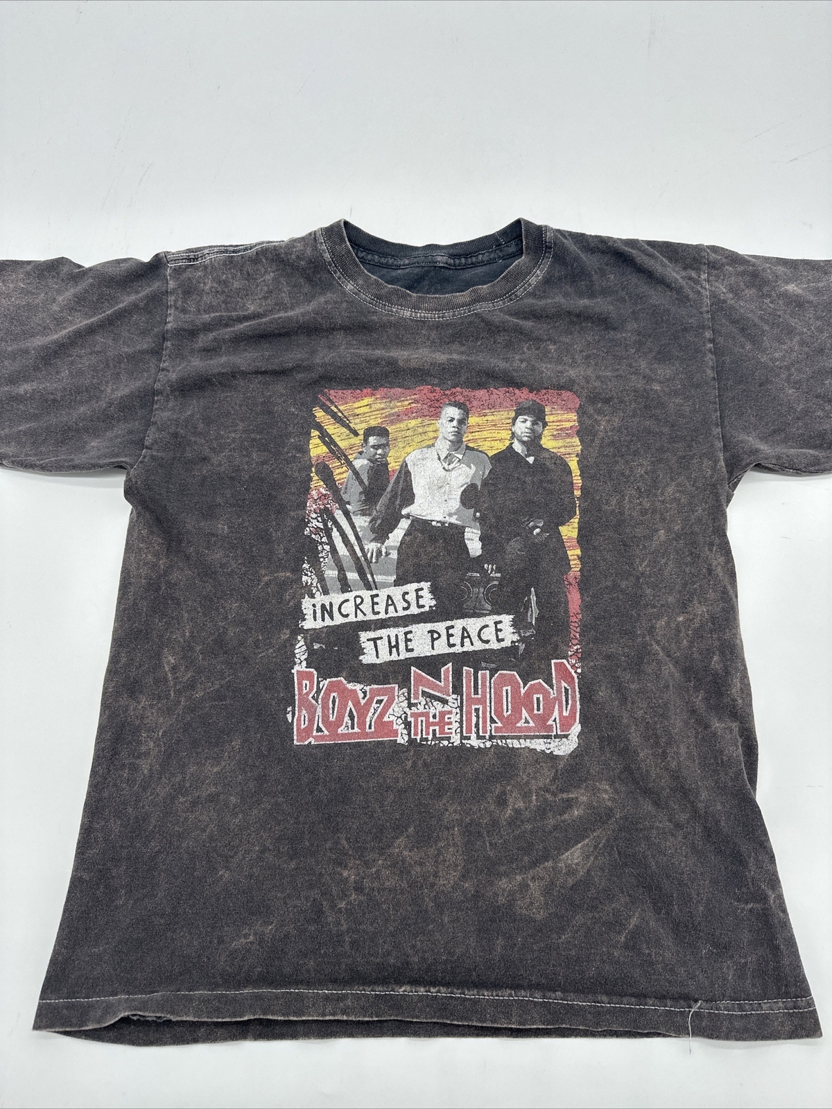 Boyz N The Hood T-Shirt Youth Size 8/10 Gray Hip Hop Movies…#1912
