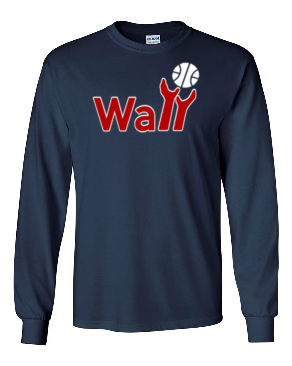 NAVY John Wall Washington Wizards “Wall Logo” T-shirt shirt S-5XL