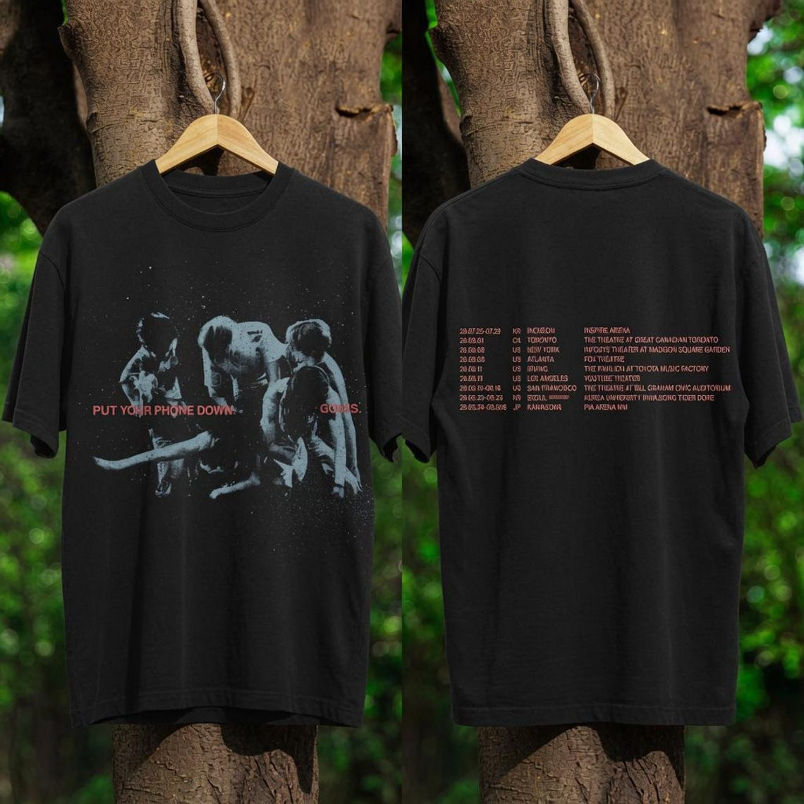 CORTIS Korean Boy Band K-Pop Concert Double-Sided Unisex T-Shirt